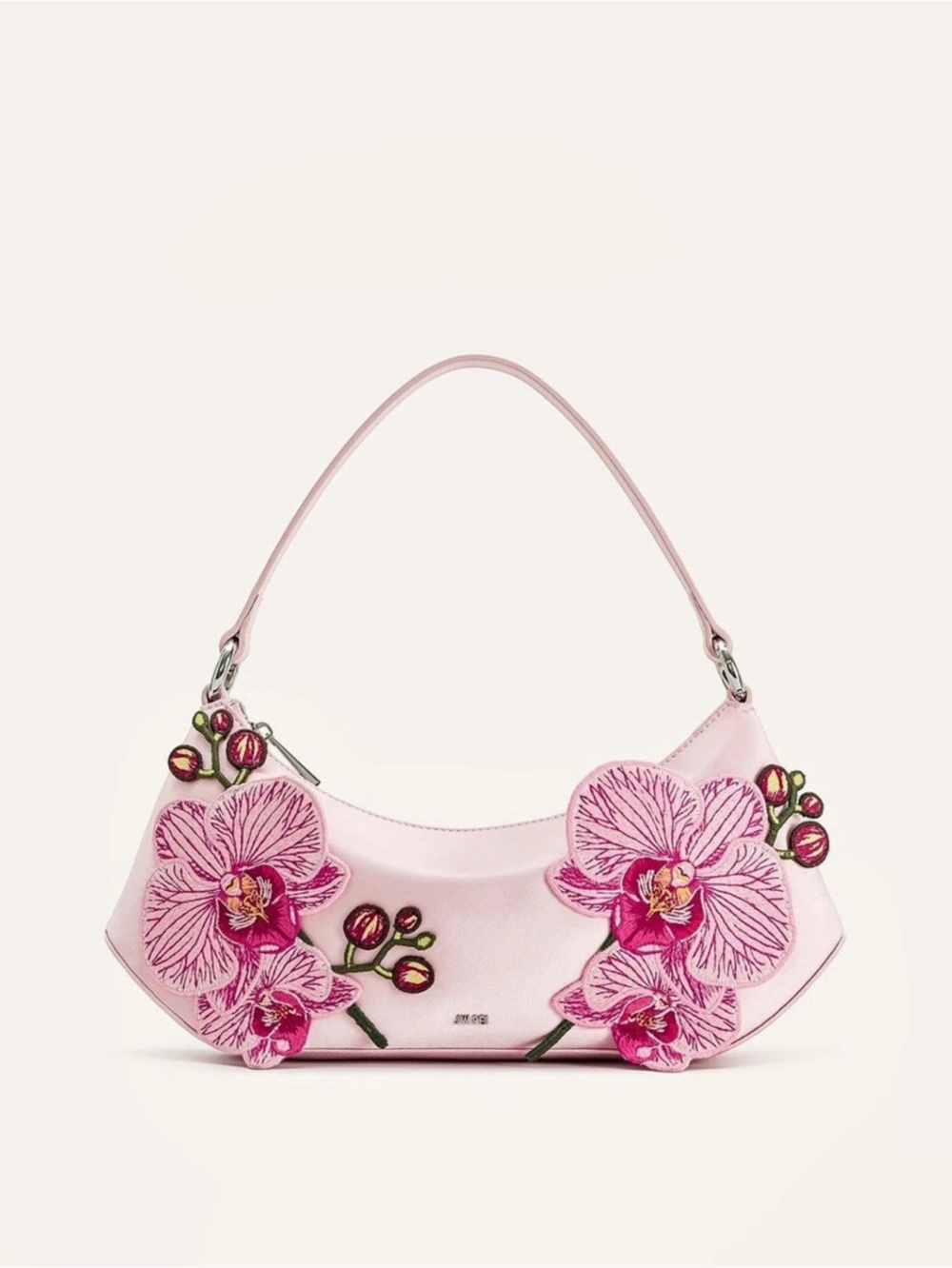 JWPEI Lily Orchid Embroidered Shoulder Bag - Pink NWT